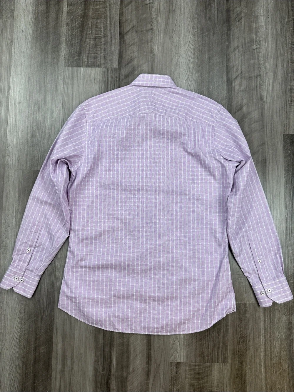 Robert Talbott Estate Trim Fit Plaid Long Sleeve Button Down - 15.5